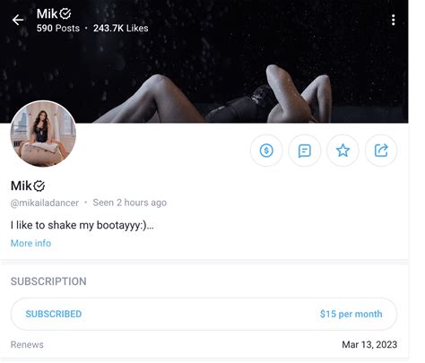 mikaila dancer onlyfans leaked|Mikaila Dancer